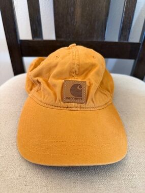 Carhartt Canvas Hat Baseball Cap Adjustable Goldenrod Yellow One Size